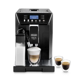 Eletta Evo ECAM 46.860.B Kaffeevollautomat mit LatteCrema Milchsystem, Cappuccino und Espresso auf Knopfdruck, LCD Display und Sensor-Touch-Tasten,