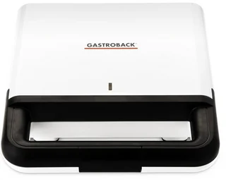 weiß/schwarz 42443 Design Sandwichmaker, 750 Watt, antihaftbeschichtete Toastplatten, klein/kompakt