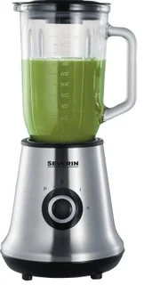 Multimixer, 2-in-1 Stand Mixer und Smoothie Maker mit 1 l Glas-Mixbehälter und Trinkbecher, Küchenmixer mit 2 Stufen und Pulse-Funktion, 500 W,