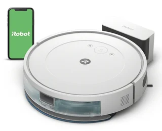 Roomba Combo Essential Saug- und Wischroboter (Y0112), leistungsstarkes Saugen und Wischen, 4-Stufen-Reinigungssystem, 3 Saugstufen, Spot-Cleaning,